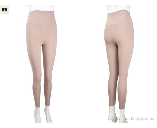 Лосінси жіночі Зима 3813-6 beige (6 шт. р.сіткаS-XL) "BIG" недорого оптом від прямого постачальника, зображення 3