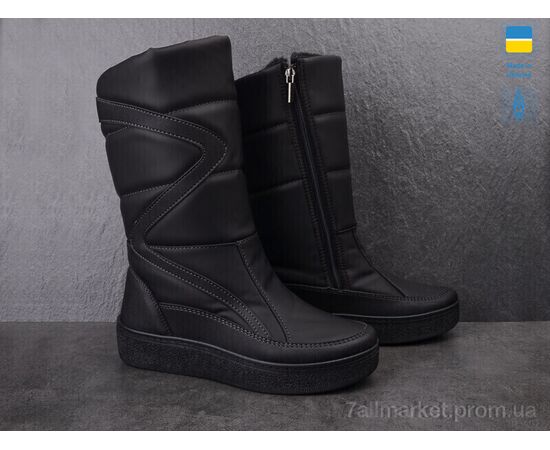 Дутики женские утепленные зима Paolla 420 чорний (8 пар р.37-42) "Paolla" недорого оптом от прямого поставщика, изображение 2 Фотография Дутики женские утепленные зима Paolla 420 чорний (8 пар р.37-42) "Paolla" недорого оптом от прямого поставщика, изображение 2