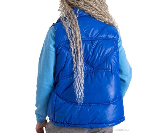 Куртка жіноча Зима 9155 blue (5 шт. р.сіткаM-2XL) "Massmag" недорого оптом від прямого постачальника, зображення 2