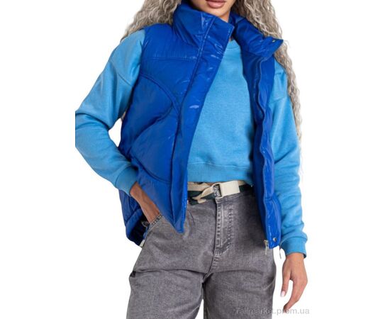 Куртка жіноча Зима 9155 blue (5 шт. р.сіткаM-2XL) "Massmag" недорого оптом від прямого постачальника, зображення 3