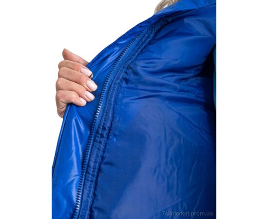 Куртка жіноча Зима 9155 blue (5 шт. р.сіткаM-2XL) "Massmag" недорого оптом від прямого постачальника, зображення 4