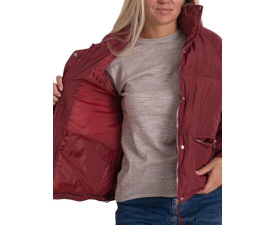 Куртка жіноча Зима B112 бордо (5 шт. р.сіткаS-2XL) "Massmag" недорого оптом від прямого постачальника, зображення 2 Куртка жіноча Зима B112 бордо (5 шт. р.сіткаS-2XL) "Massmag" недорого оптом від прямого постачальника, зображення 2