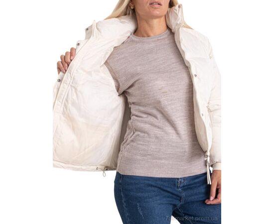 Куртка жіноча Зима B112 білий (5 шт. р.сіткаS-2XL) "Massmag" недорого оптом від прямого постачальника, зображення 4 Куртка жіноча Зима B112 білий (5 шт. р.сіткаS-2XL) "Massmag" недорого оптом від прямого постачальника, зображення 4