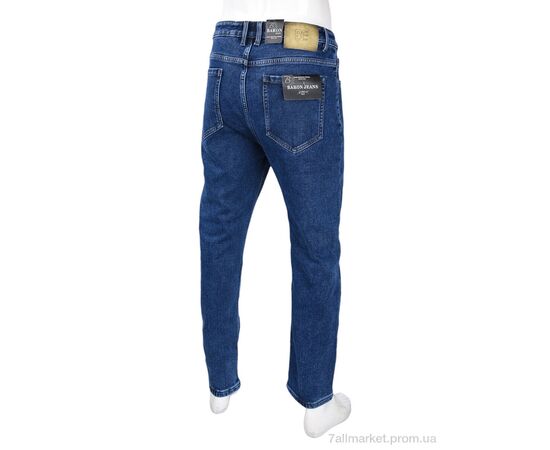 Джинси чоловічі Зима MF720 фліс (8 шт. р.сітка28-36) "Baron" недорого оптом від прямого постачальника, зображення 2