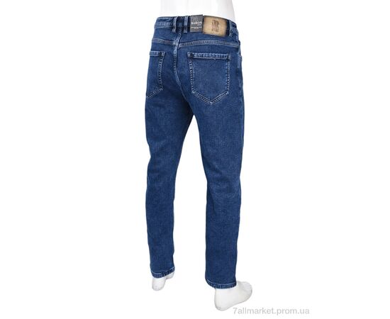 Фотография Джинсы мужские Зима MF723 фліс (8 шт. р.сетка 28-36) "Baron" недорого оптом от прямого поставщика, изображение 2