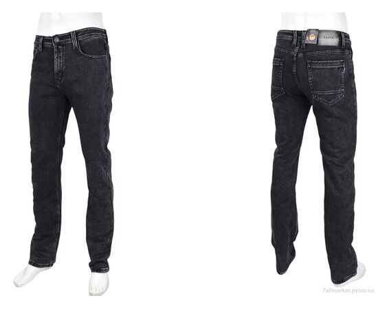 Фотография Джинсы мужские Зима FBR9282 фліс (8 шт. р.сетка 29-38) "Baron" недорого оптом от прямого поставщика, изображение 3