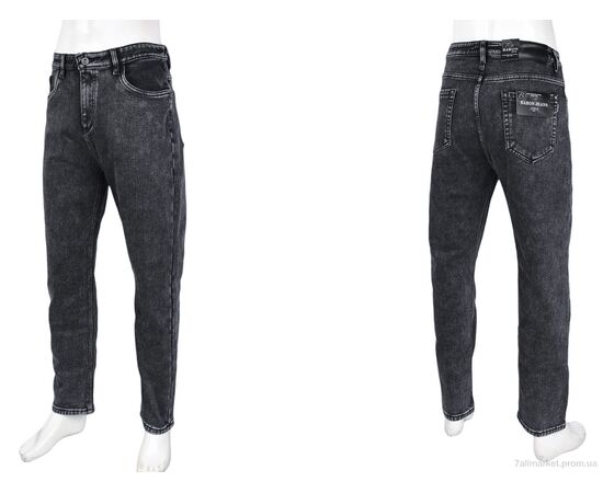 Фотография Джинсы мужские Зима MF725-1 фліс (8 шт. р.сетка 28-36) "Baron" недорого оптом от прямого поставщика, изображение 3