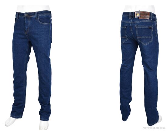 Джинси чоловічі Зима FBR9271 фліс (8 шт. р.сітка32-42) "Baron" недорого оптом від прямого постачальника, зображення 3
