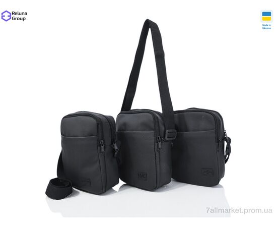 Сумка чоловіча N487 mix 22*17*6 см, "Reluna Group" недорого оптом від прямого постачальника, зображення 2 Сумка чоловіча N487 mix 22*17*6 см, "Reluna Group" недорого оптом від прямого постачальника, зображення 2