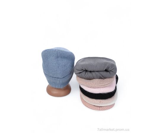 Жіноча шапка Зима SA6613 mix фліс (5 шт. р.сітка54-58) "Red Hat" недорого оптом від прямого постачальника, зображення 2