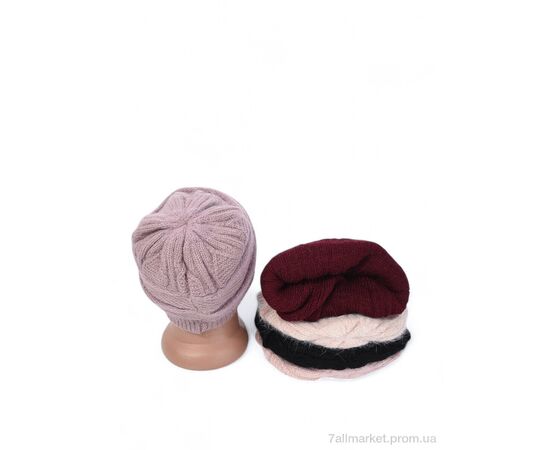 Жіноча шапка Зима SA6615 mix (5 шт. р.сітка54-58) "Red Hat" недорого оптом від прямого постачальника, зображення 2