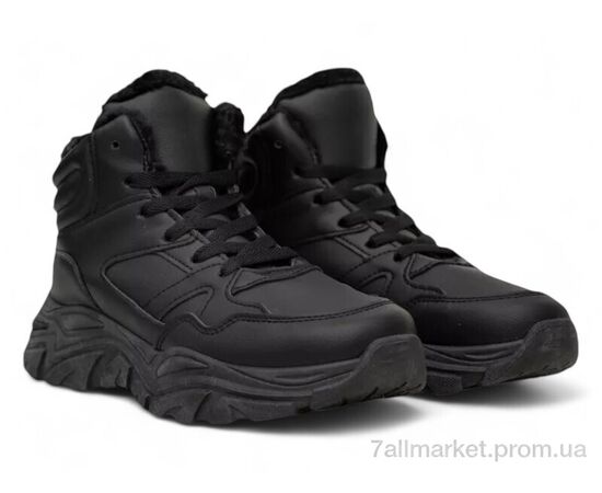 Фотография Кроссовки женские модные зима 248RDM10 чорний (8 пар р.36-41) "Massmag" недорого оптом от прямого поставщика, изображение 3