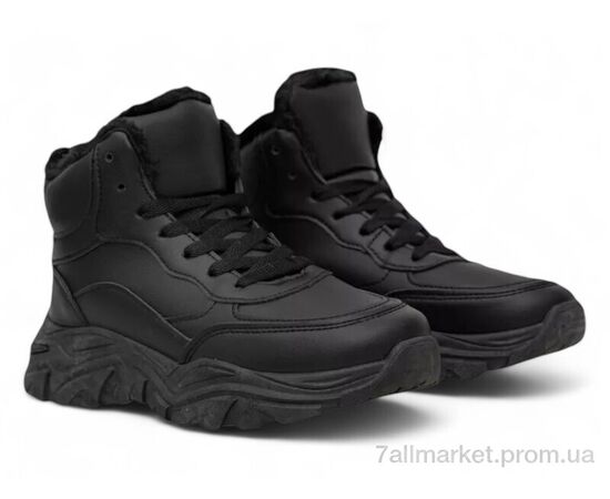 Фотография Кроссовки женские модные зима 248RDM08 чорний (8 пар р.36-41) "Massmag" недорого оптом от прямого поставщика, изображение 3