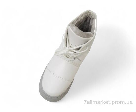 Черевики жіночі стильні Зима 248RAM017 біло-сірий (8 пар р.36-41) "Massmag" недорого оптом від прямого постачальника, зображення 2