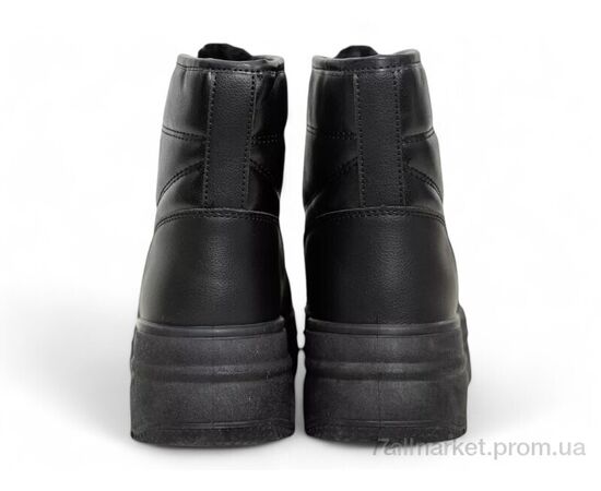 Черевики жіночі стильні Зима 248RAM017 чорний (8 пар р.36-41) "Massmag" недорого оптом від прямого постачальника, зображення 4