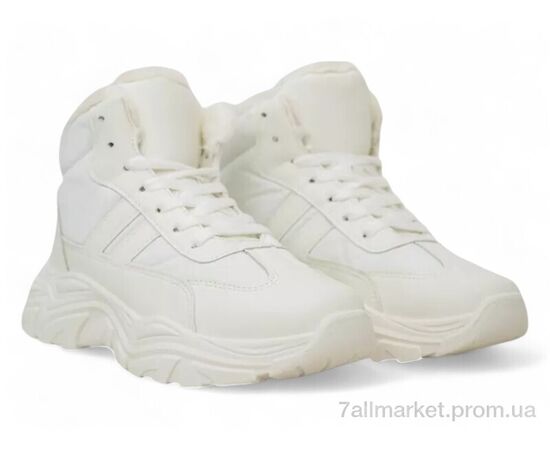 Фотография Кроссовки женские модные зима 248RD09-1 білий (8 пар р.36-41) "Massmag" недорого оптом от прямого поставщика, изображение 3