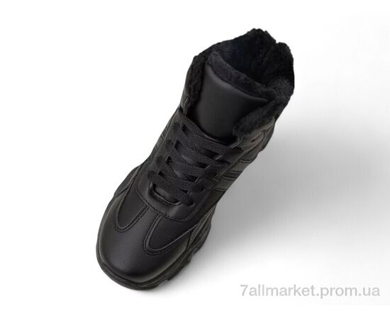 Фотография Кроссовки женские модные зима 248RD09-1 чорний (8 пар р.36-41) "Massmag" недорого оптом от прямого поставщика, изображение 2