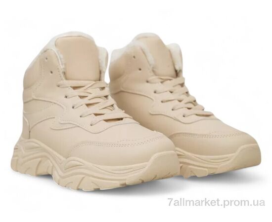 Фотография Кроссовки женские модные зима 248RDM07 бежевий (8 пар р.36-41) "Massmag" недорого оптом от прямого поставщика, изображение 3