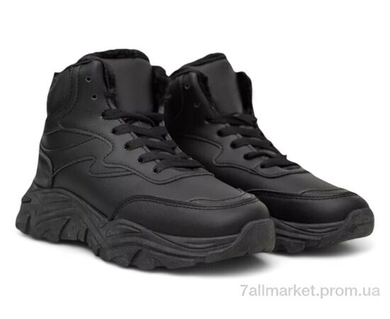 Кросівки жіночі модні Зима 248RDM07 чорний (8 пар р.36-41) "Massmag" недорого оптом від прямого постачальника, зображення 3