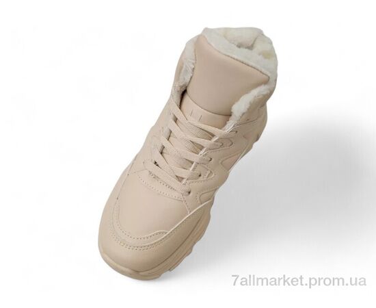 Фотография Кроссовки женские модные зима 248RDM01 бежевий (8 пар р.36-41) "Massmag" недорого оптом от прямого поставщика, изображение 2