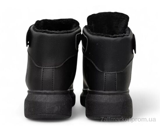 Черевики жіночі стильні Зима 248RA2252 чорний (8 пар р.36-41) "Massmag" недорого оптом від прямого постачальника, зображення 4