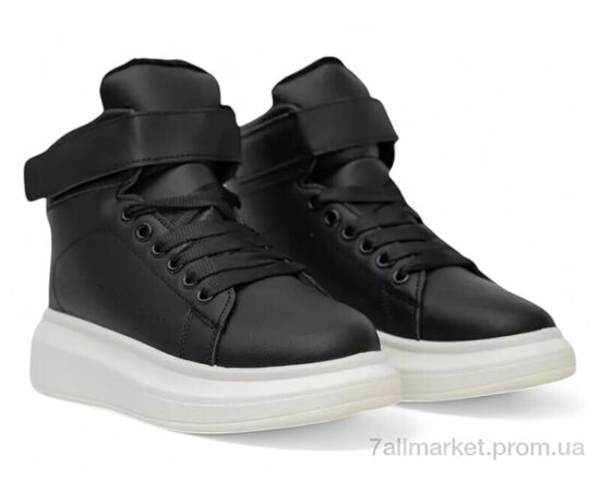 Черевики жіночі стильні Зима 248RA2252 чорно-білий (8 пар р.36-41) "Massmag" недорого оптом від прямого постачальника, зображення 3