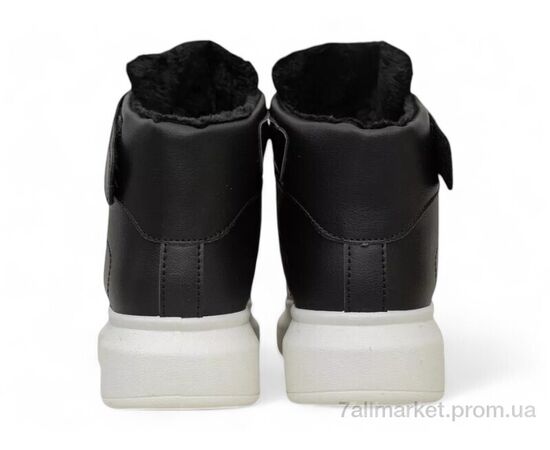 Черевики жіночі стильні Зима 248RA2252 чорно-білий (8 пар р.36-41) "Massmag" недорого оптом від прямого постачальника, зображення 4