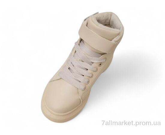 Черевики жіночі стильні Зима 248RA2252 бежевий (8 пар р.36-41) "Massmag" недорого оптом від прямого постачальника, зображення 2