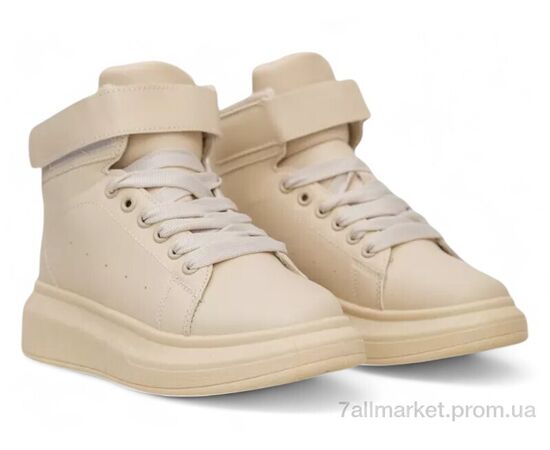 Черевики жіночі стильні Зима 248RA2252 бежевий (8 пар р.36-41) "Massmag" недорого оптом від прямого постачальника, зображення 3