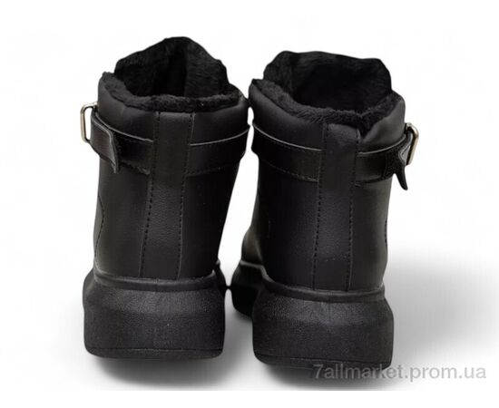 Черевики жіночі стильні Зима 248RA2251 чорний (8 пар р.36-41) "Massmag" недорого оптом від прямого постачальника, зображення 4