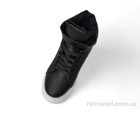 Черевики жіночі стильні Зима 248RA2251 чорно-білий (8 пар р.36-41) "Massmag" недорого оптом від прямого постачальника, зображення 2