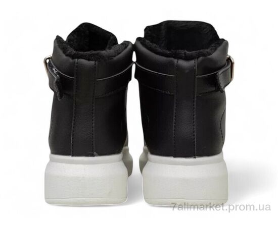 Черевики жіночі стильні Зима 248RA2251 чорно-білий (8 пар р.36-41) "Massmag" недорого оптом від прямого постачальника, зображення 4