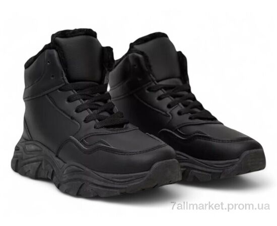 Фотография Кроссовки женские модные зима 248RDM11 чорний (8 пар р.36-41) "Massmag" недорого оптом от прямого поставщика, изображение 3