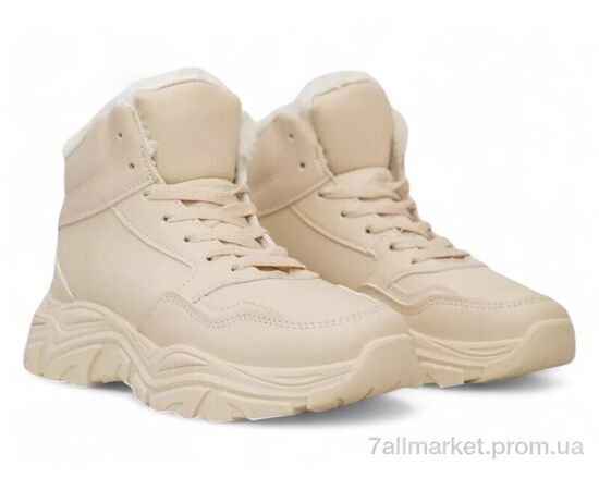 Кросівки жіночі модні Зима 248RDM11 бежевий (8 пар р.36-41) "Massmag" недорого оптом від прямого постачальника, зображення 3