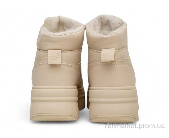 Кросівки жіночі модні Зима 248RAM014 бежевий (8 пар р.36-41) "Massmag" недорого оптом від прямого постачальника, зображення 4