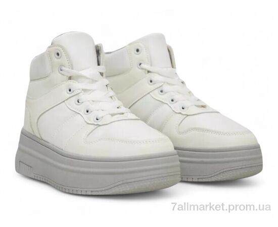 Кросівки жіночі модні Зима 248RAM014 біло-сірий (8 пар р.36-41) "Massmag" недорого оптом від прямого постачальника, зображення 3