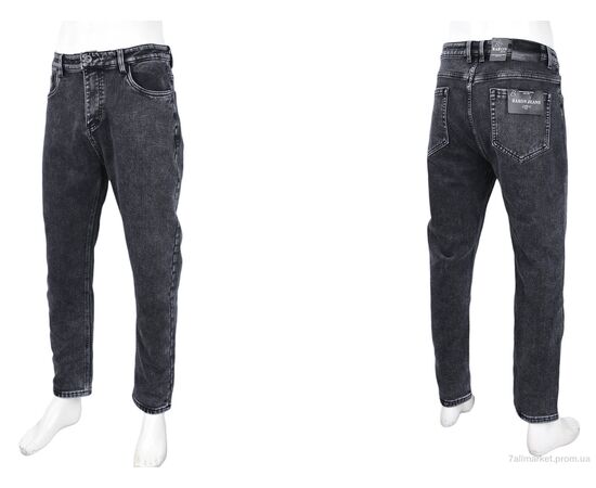 Джинси чоловічі Зима MF728  фліс (8 шт. р.сітка28-36) "Baron" недорого оптом від прямого постачальника, зображення 3