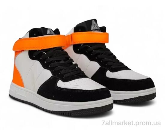 Кросівки чоловічі модні Зима 248RH1020 біло-помаранчевий (8 пар р.41-45) "Massmag" недорого оптом від прямого постачальника, зображення 3