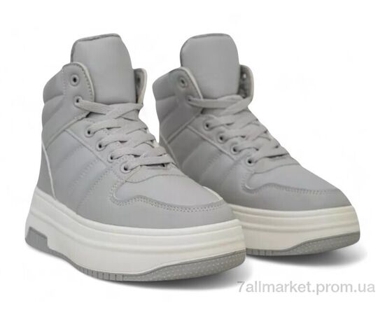 Фотография Кроссовки женские модные зима 248RAM022 сірий (8 пар р.36-41) "Massmag" недорого оптом от прямого поставщика, изображение 3