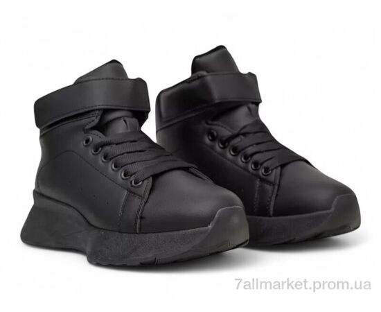 Черевики жіночі стильні Зима 248RXM25 чорний (8 пар р.36-41) "Massmag" недорого оптом від прямого постачальника, зображення 3