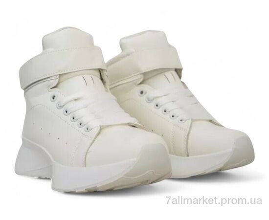 Черевики жіночі стильні Зима 248RXM25 білий (8 пар р.36-41) "Massmag" недорого оптом від прямого постачальника, зображення 3