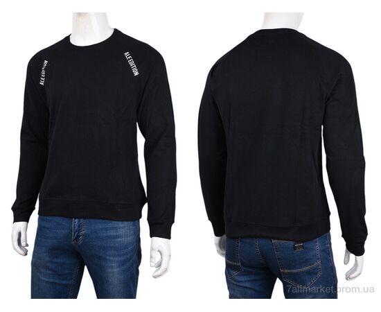 Фотография Кофта мужская Зима 3918-01-1 black (5 шт. р.сетка XL-5XL) "Мир" недорого оптом от прямого поставщика, изображение 3