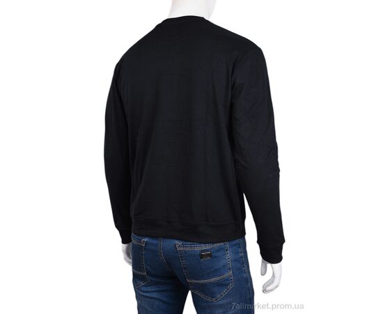 Фотография Кофта мужская Зима 3918-02-1 black (5 шт. р.сетка XL-5XL) "Мир" недорого оптом от прямого поставщика, изображение 2