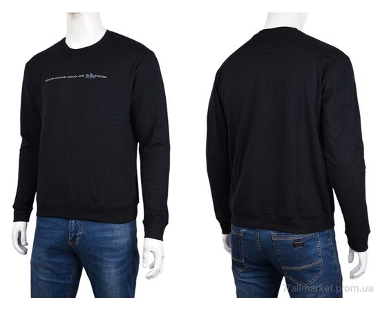 Фотография Кофта мужская Зима 3918-02-1 black (5 шт. р.сетка XL-5XL) "Мир" недорого оптом от прямого поставщика, изображение 3