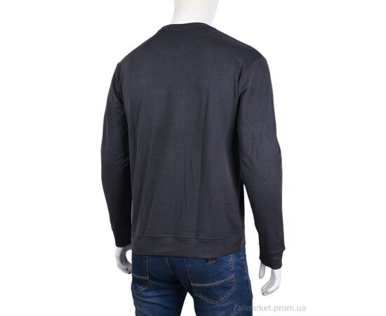Фотография Кофта мужская Зима 3918-02-2 grey (5 шт. р.сетка XL-5XL) "Мир" недорого оптом от прямого поставщика, изображение 2