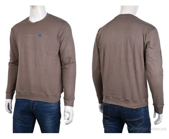 Фотография Кофта мужская Зима 3918-02-4 brown (5 шт. р.сетка XL-5XL) "Мир" недорого оптом от прямого поставщика, изображение 3