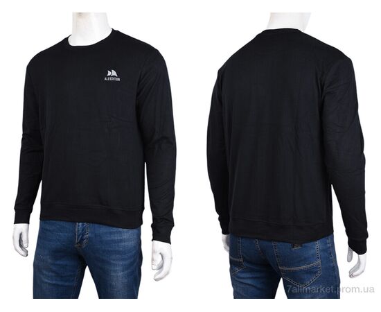 Фотография Кофта мужская Зима 3918-03-1 black (5 шт. р.сетка XL-5XL) "Мир" недорого оптом от прямого поставщика, изображение 3