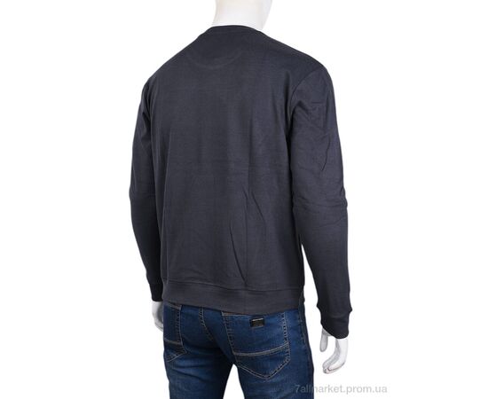 Фотография Кофта мужская Зима 3918-03-2 grey (5 шт. р.сетка XL-5XL) "Мир" недорого оптом от прямого поставщика, изображение 2