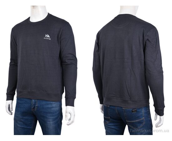 Фотография Кофта мужская Зима 3918-03-2 grey (5 шт. р.сетка XL-5XL) "Мир" недорого оптом от прямого поставщика, изображение 3