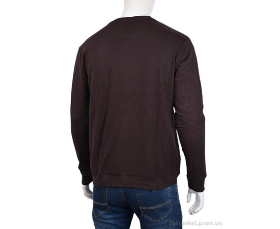 Фотография Кофта мужская Зима 3918-03-4 brown (5 шт. р.сетка XL-5XL) "Мир" недорого оптом от прямого поставщика, изображение 2